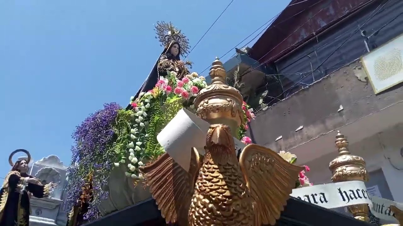 12 dias para Cuaresma. Consagrada Virgen de Soledad de Santa Catarina Pinula. Sabado Santo. 