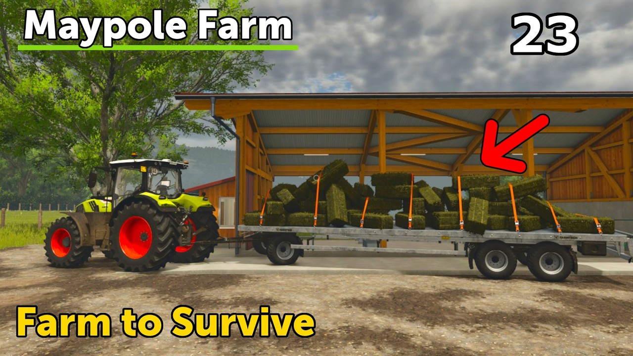 It's Time To Make Some Bales! I Farm to Survive Episode 23-  Farming Simulator 25