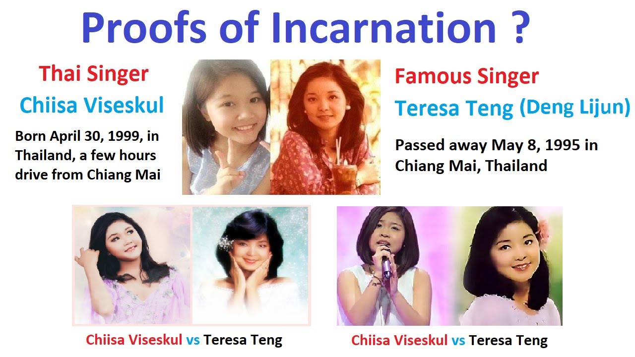 Proof of Reincarnation? Famous Chinese/Taiwanese Singer Teresa Teng vs. Chiisa Viseskul Compared