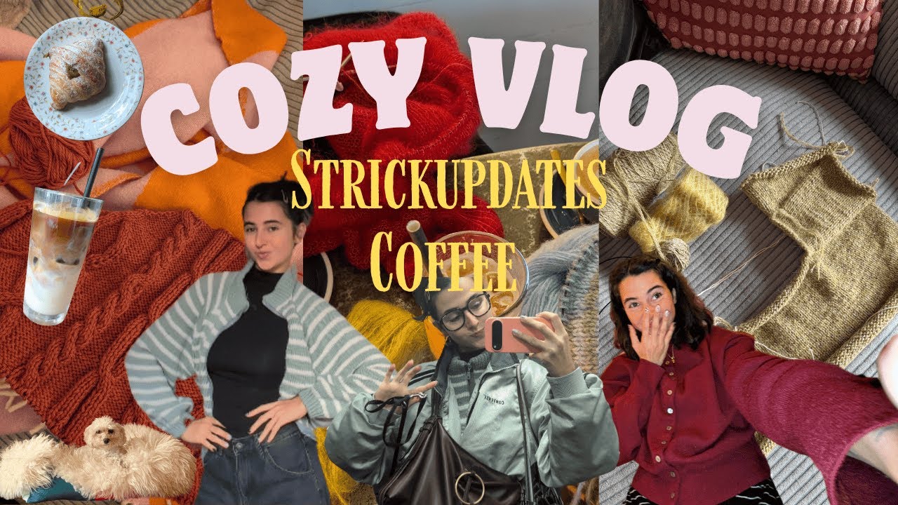 COZY VLOG ⭐ Knitting Dates, Ebba Hat, Q&A & Tyra Sweater Update