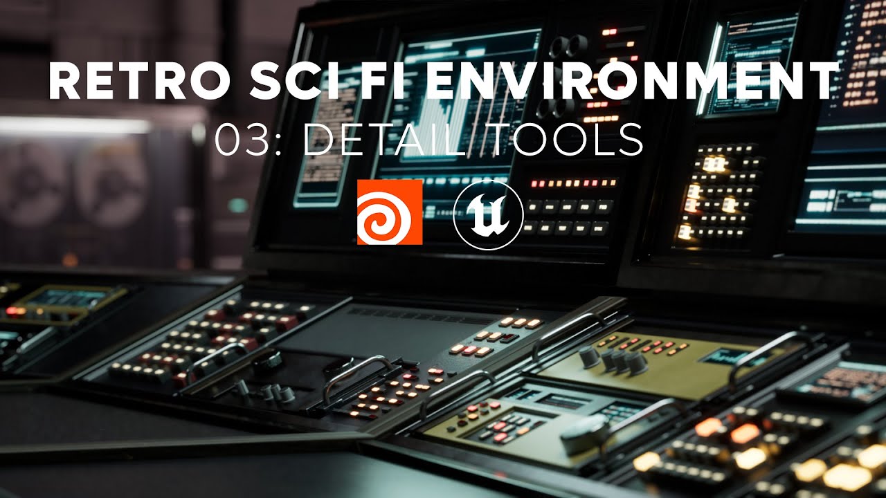 Retro Sci-Fi Environment: Detail Tools w/ Houdini