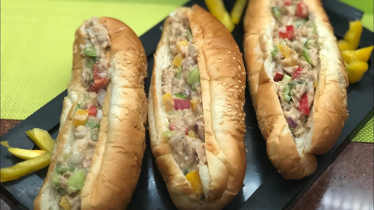 سندوتشات صب واي بالتونه من احلى واسهل السندوتشات / Subway tuna sandwiches