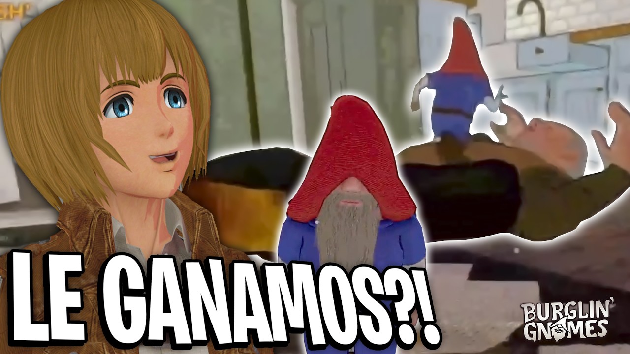 LE ROBAMOS LA CASA A UN ANCIANO SIENDO GNOMOS | OBSESSION juega BURLING GNOMES con AMIGOS