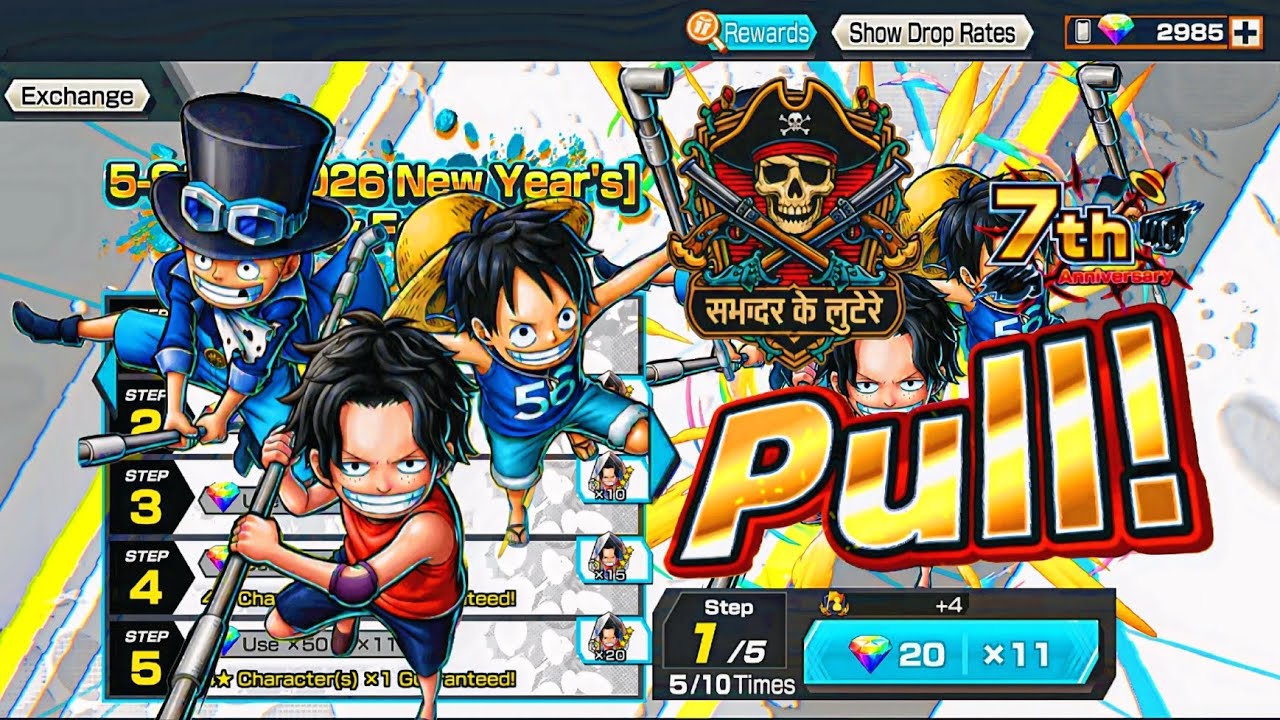 SUMMONING ACE SABO LUFFY NEW BF ONE PIECE BOUNTY RUSH 