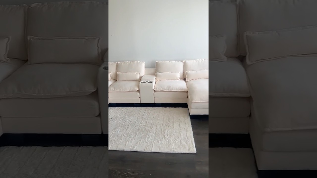 We finally have a couch #amazonfinds #newapartments #unboxing