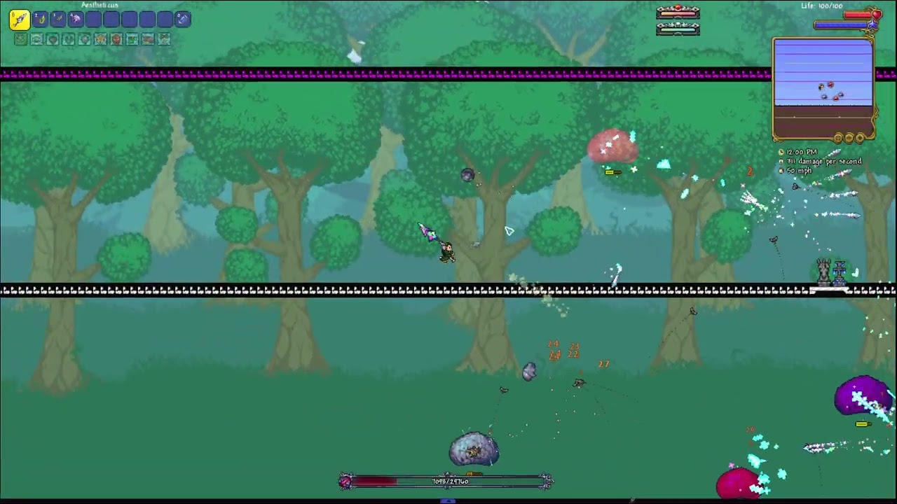 Calamity Mod - Revengeance Mode Slime God Nohit (No Rage/Adrenaline)