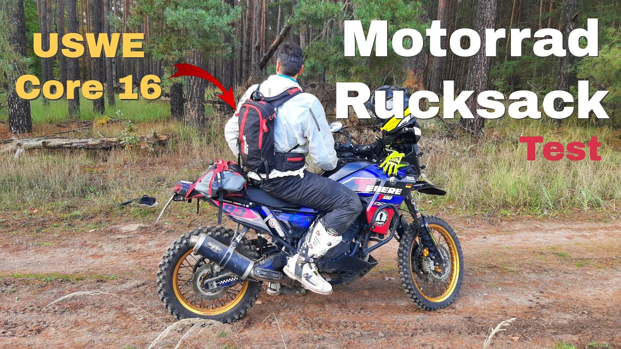 Dual Sport MOTORRAD RUCKSACK im Test (USWE Core 16l Offroad Tagesrucksack)