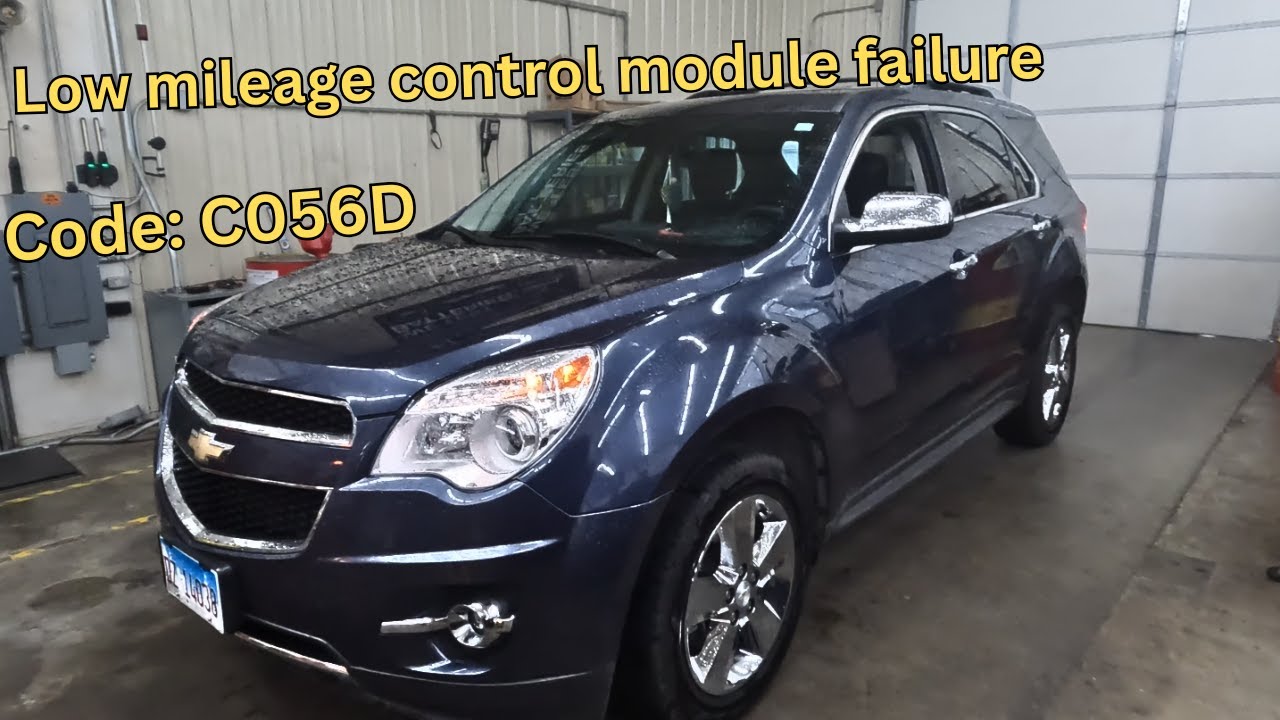 Chevrolet Equinox trouble code C056D electronic control unit hardware. Full repair