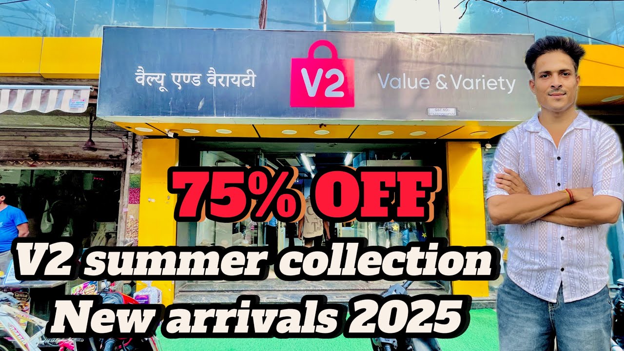V2 summer collection 2025 new arrival v2 shopping vlog new delhi rani bagh #summercollection #v2