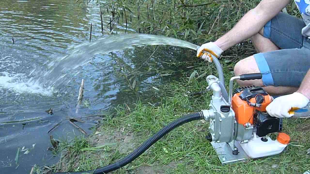 Test motopompy motopompa Schwarzbau TT-WP max 3Km 130 L/min