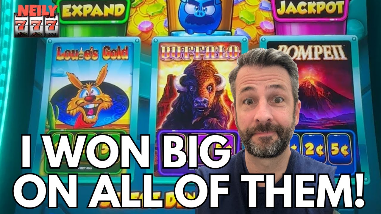 THIS WAS SO EASY! I PLAYED ALL 3 SLOTS on the BANK BUSTER SLOT MACHINE and WON BIG!