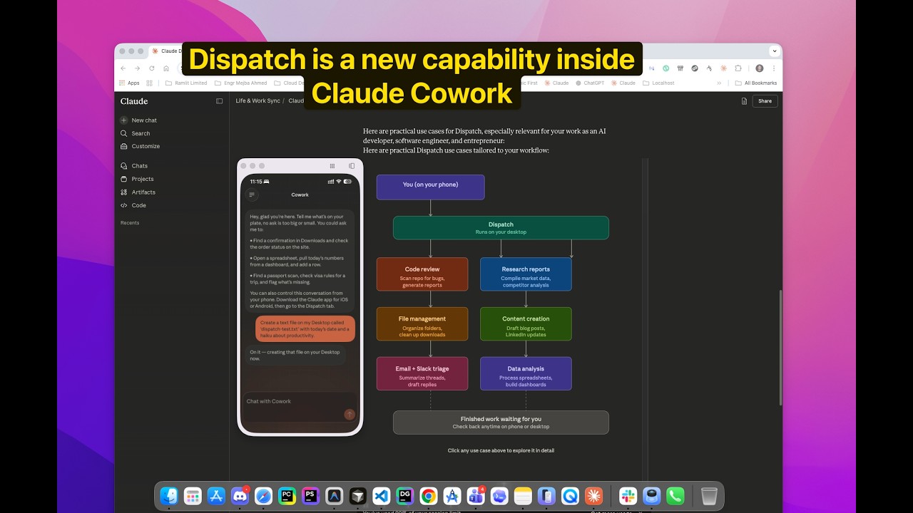 Claude Cowork Dispatch: Control Your Desktop AI From Your Phone (Honest Review)