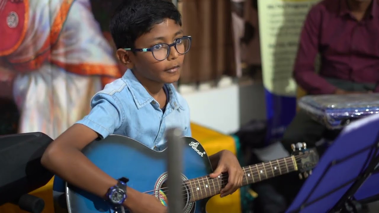 Dhavit & Aurko | Guitar Ensemble | National Anthem & Melodic Tunes | Vasant Panchami Class Concert