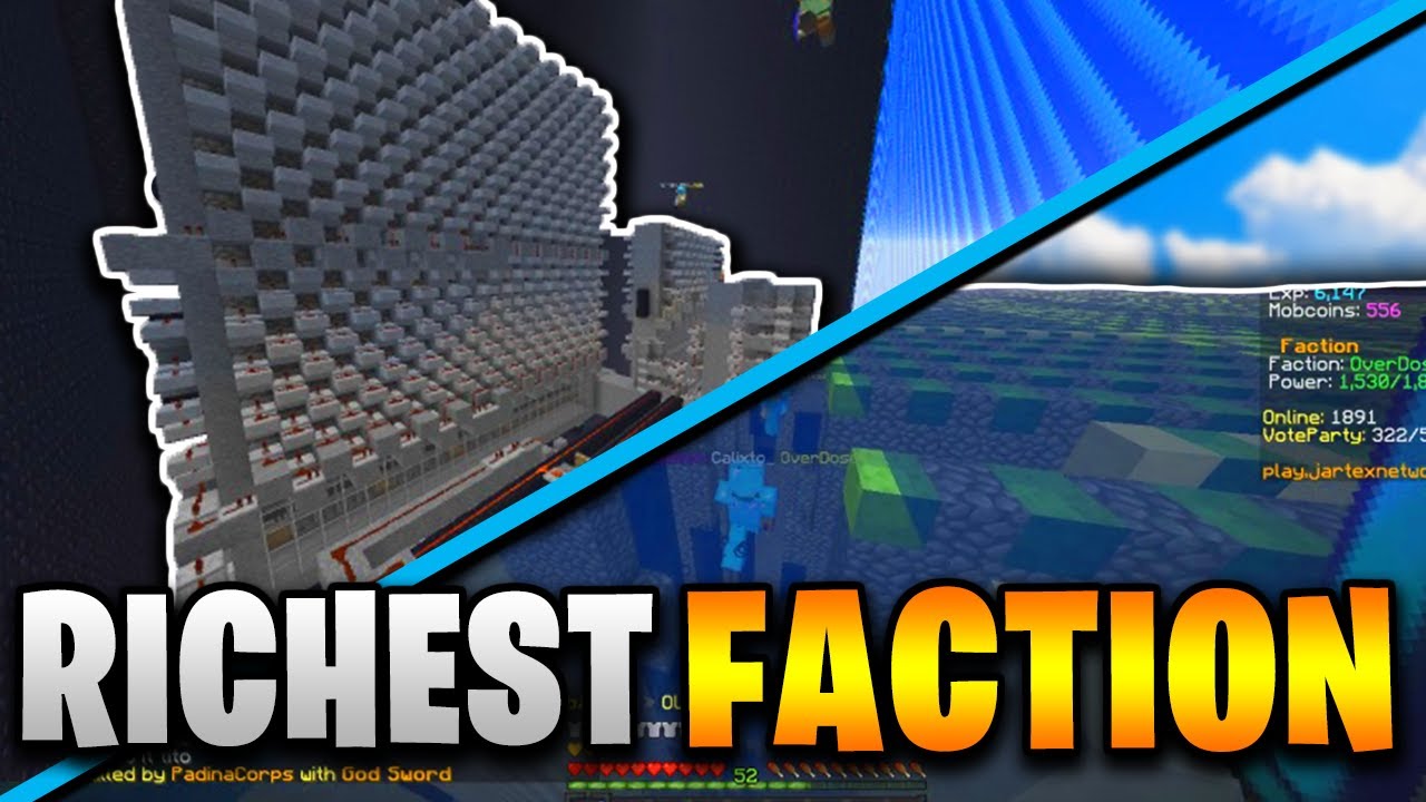 Attempting To Raid The Richest Faction In Jartex Factions | Jartex Network |