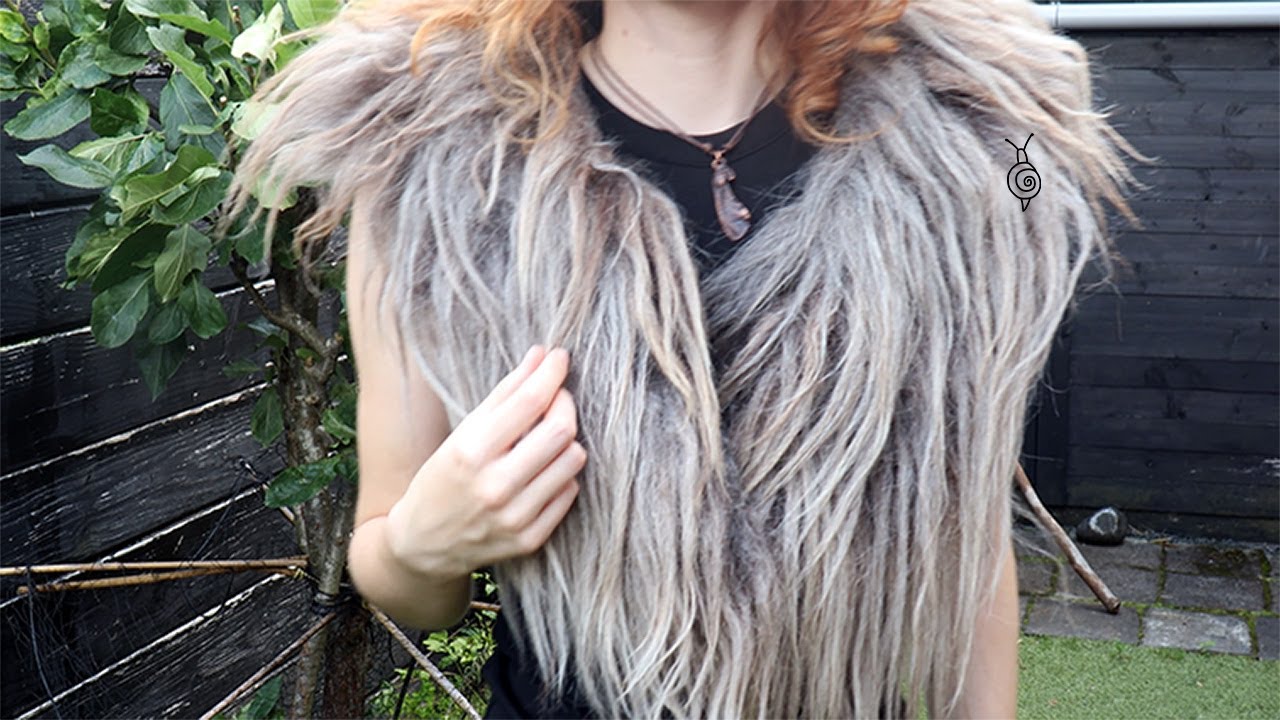 Raw wool felting - collar (animal friendly)