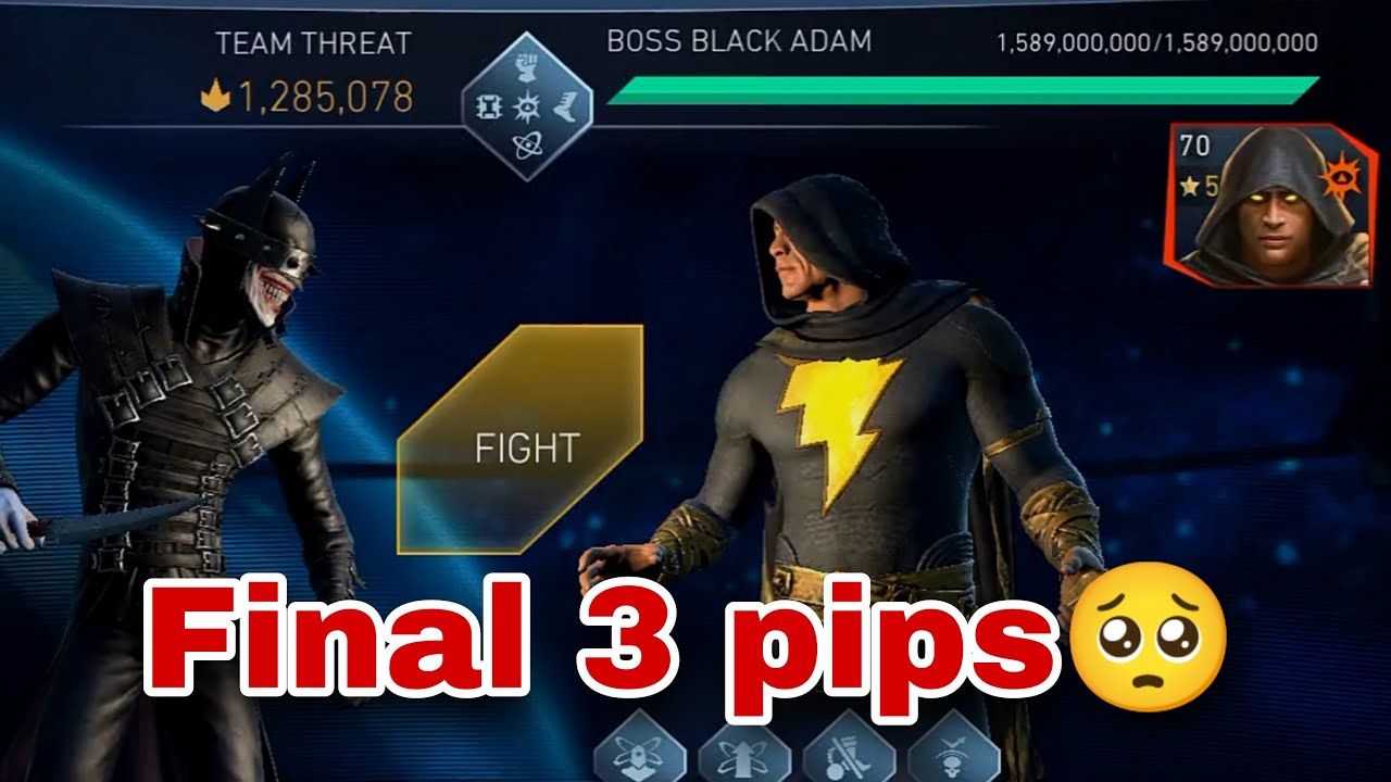 WHAT I LEARNED FROM FIGHTING HEROIC 2 BOSS BLACK ADAM | INJUSTICE 2 MOBILE