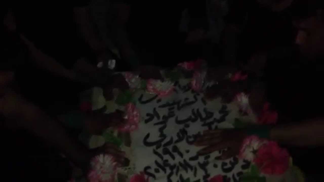 ابناء هيئة عاشوراء في زيارة قبر شهيدها المجاهد محمد طالب