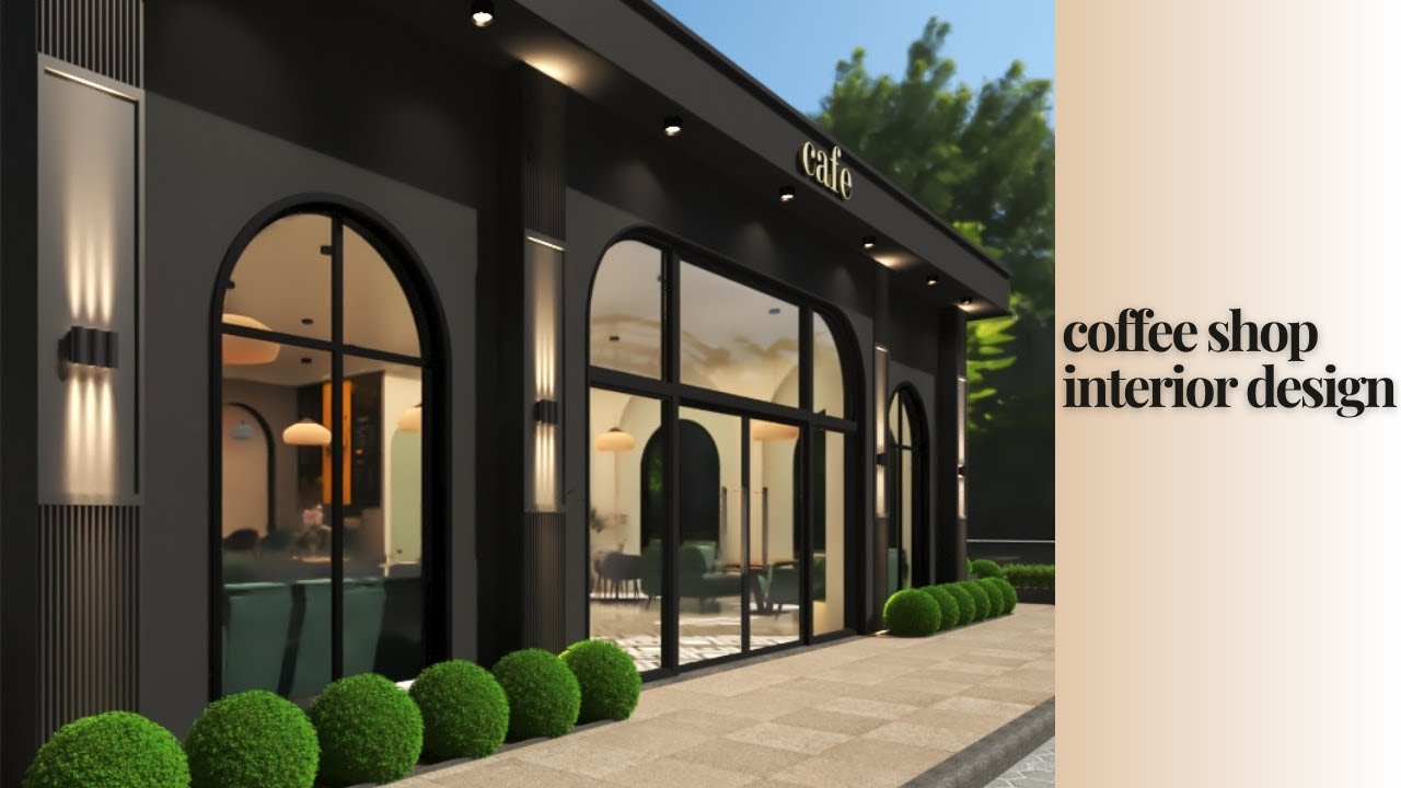 Coffee Shop Interior Design | 3ds Max |  Esthetic Space Decor