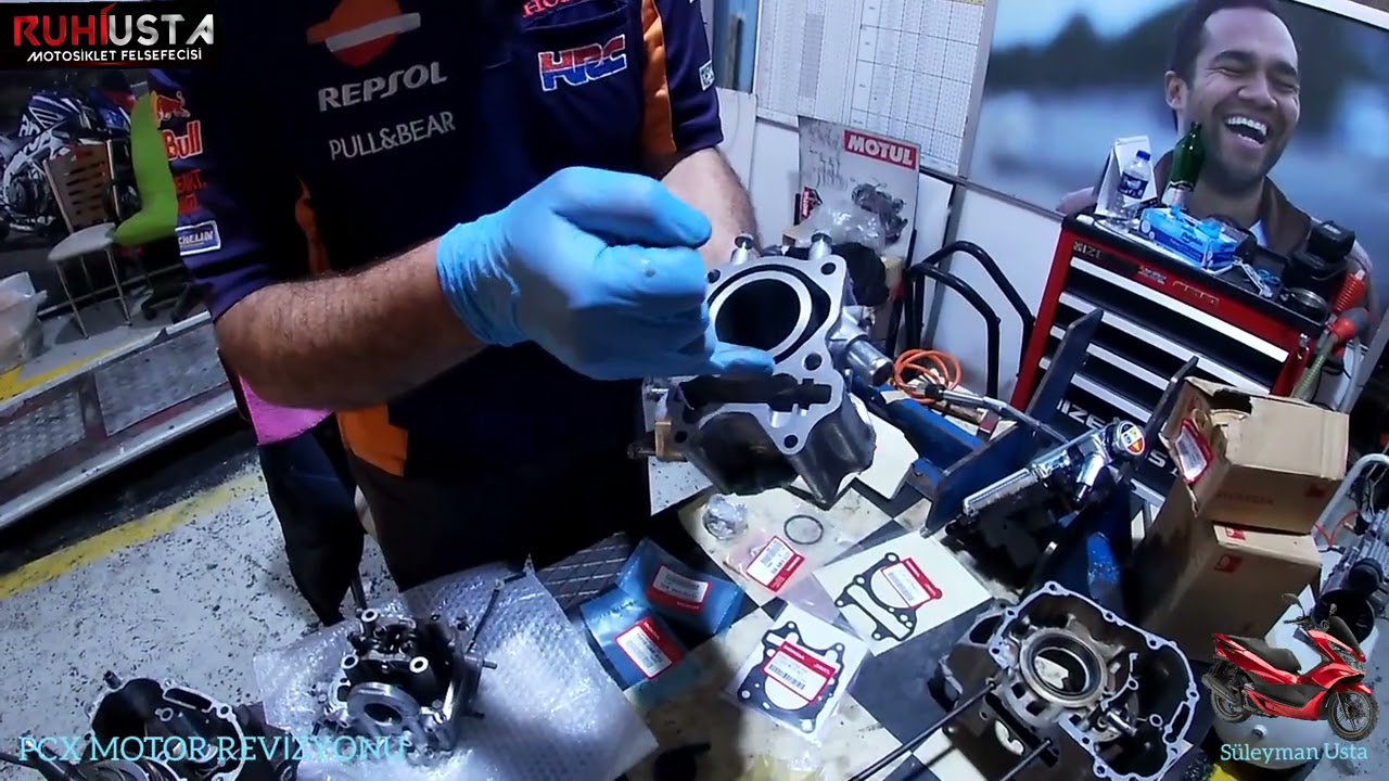PCX 125 MOTOR REVİZYONU /AYNI GÜN TESLİM USTA EĞİTİCİ FARKIYLA