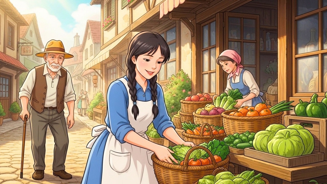 Ghibli Village Life Story | Relaxing 2D Animation