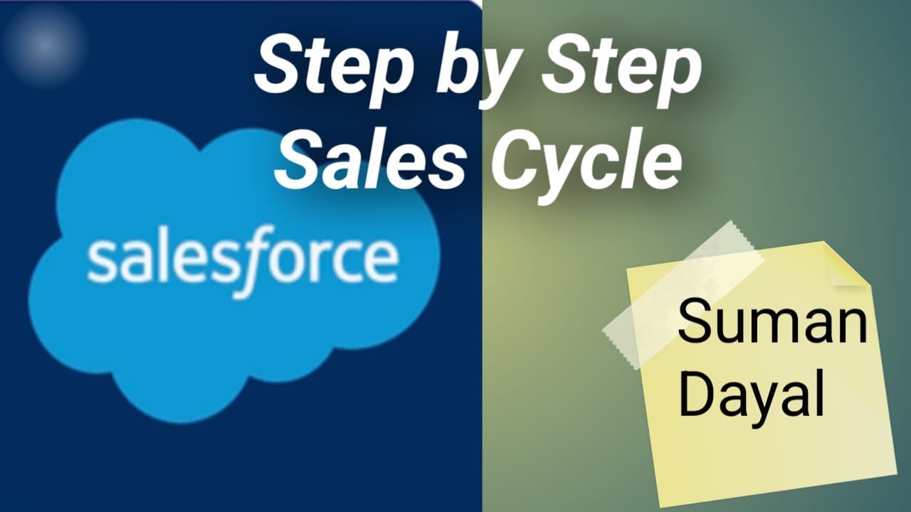Step by Step Sales Cycle in salesforce