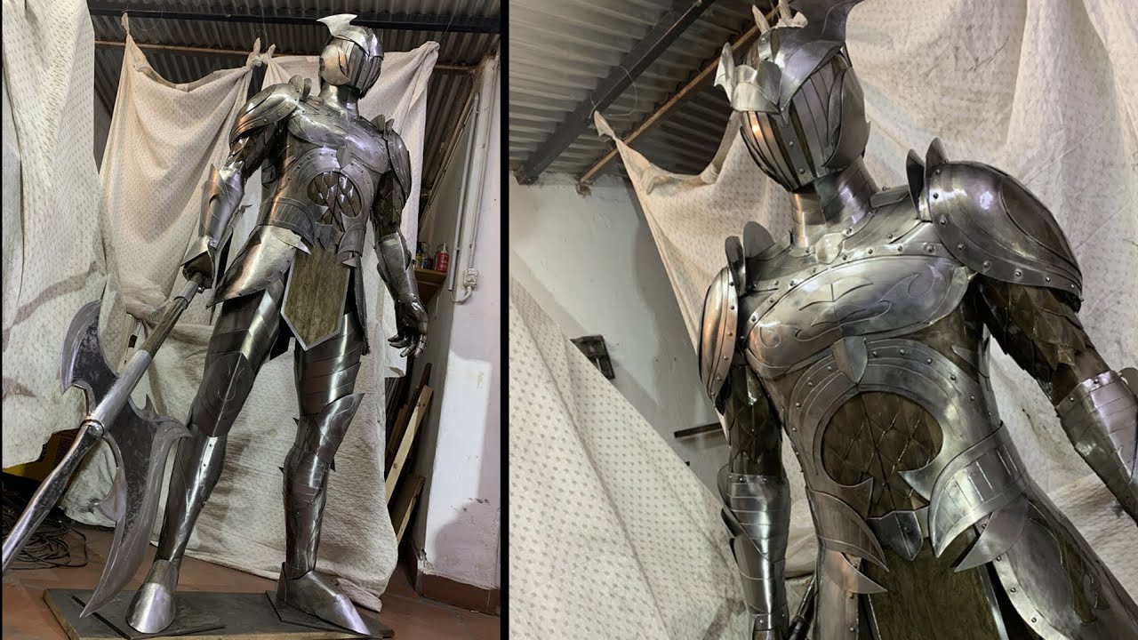 Making medieval armor full size fantasy Vlad III / Dracula / Vampire