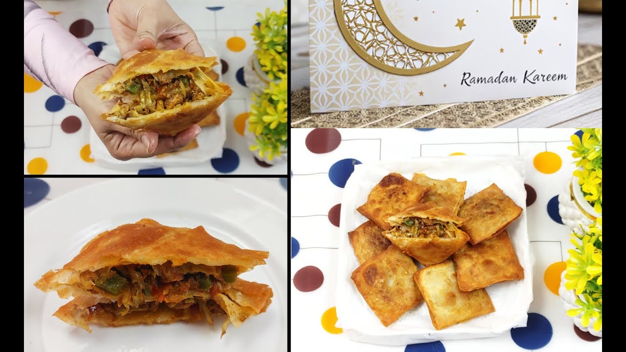 Chinese Pocket Samosa Recipe | Crispy Box Samosa Recipe | Ramadan Special