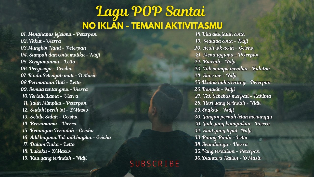 Lagu Pop Indonesia Kenangan Dulu 2000an 🍃 | Pop Hits Indonesia  2026 Santai6   🤍🎧