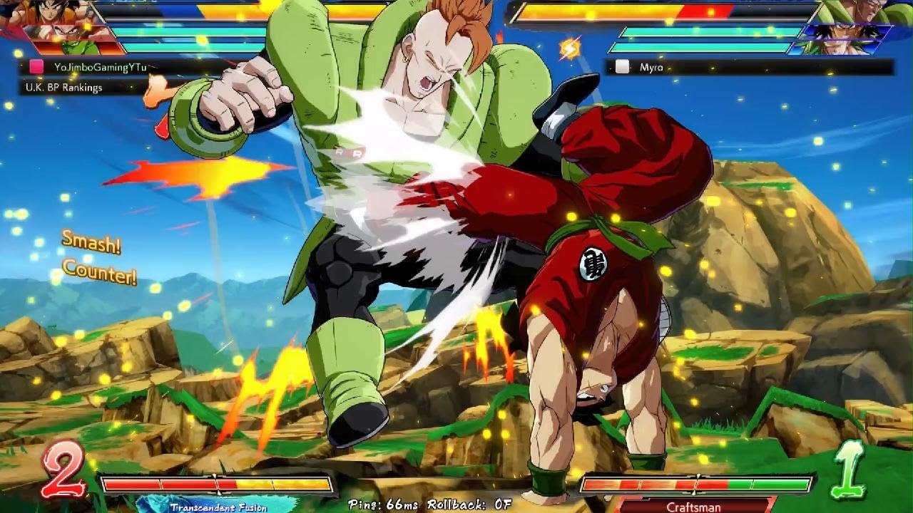 DBFZ 🍦Android 16 DBS ZBroly vs 😁 Yamcha Tien Piccolo