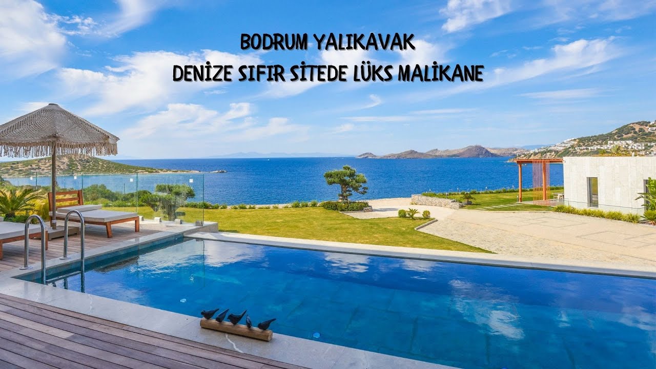 Bodrum Yalıkavak Denize Sıfır Sitede Lüks Malikane Turu