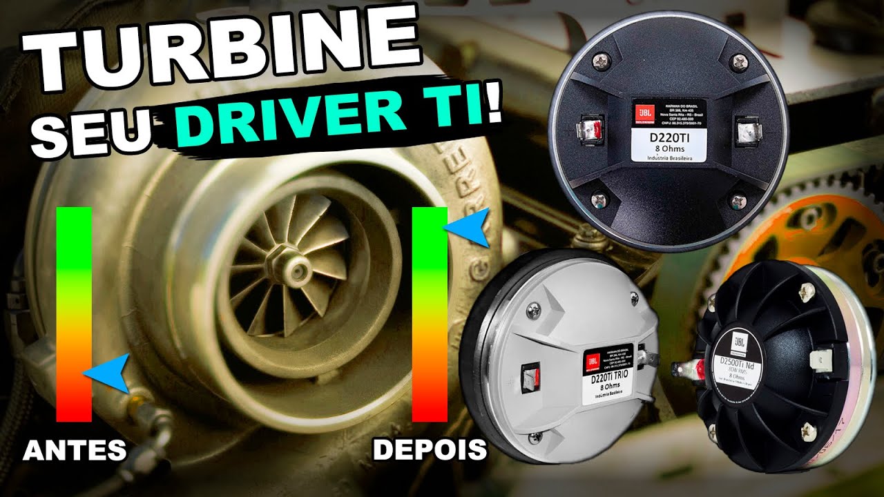 MELHOR CORTE DE FREQUÊNCIA PARA DRIVER D220 TI ou Trio e D2500 TI ND - DRIVERS TITÂNIO