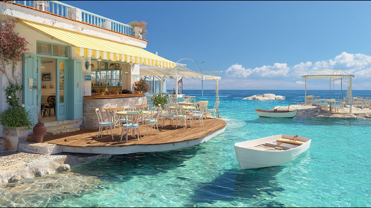 A dream café in the middle of the sea - Loop (8:01)