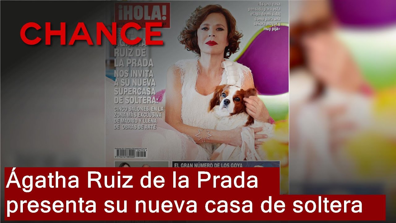 Ágatha Ruiz de la Prada nos invita a su nueva supercasa de soltera en la portada de Hola
