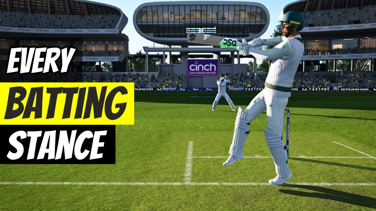 Every BATTING STANCE/STYLE In Cricket 24