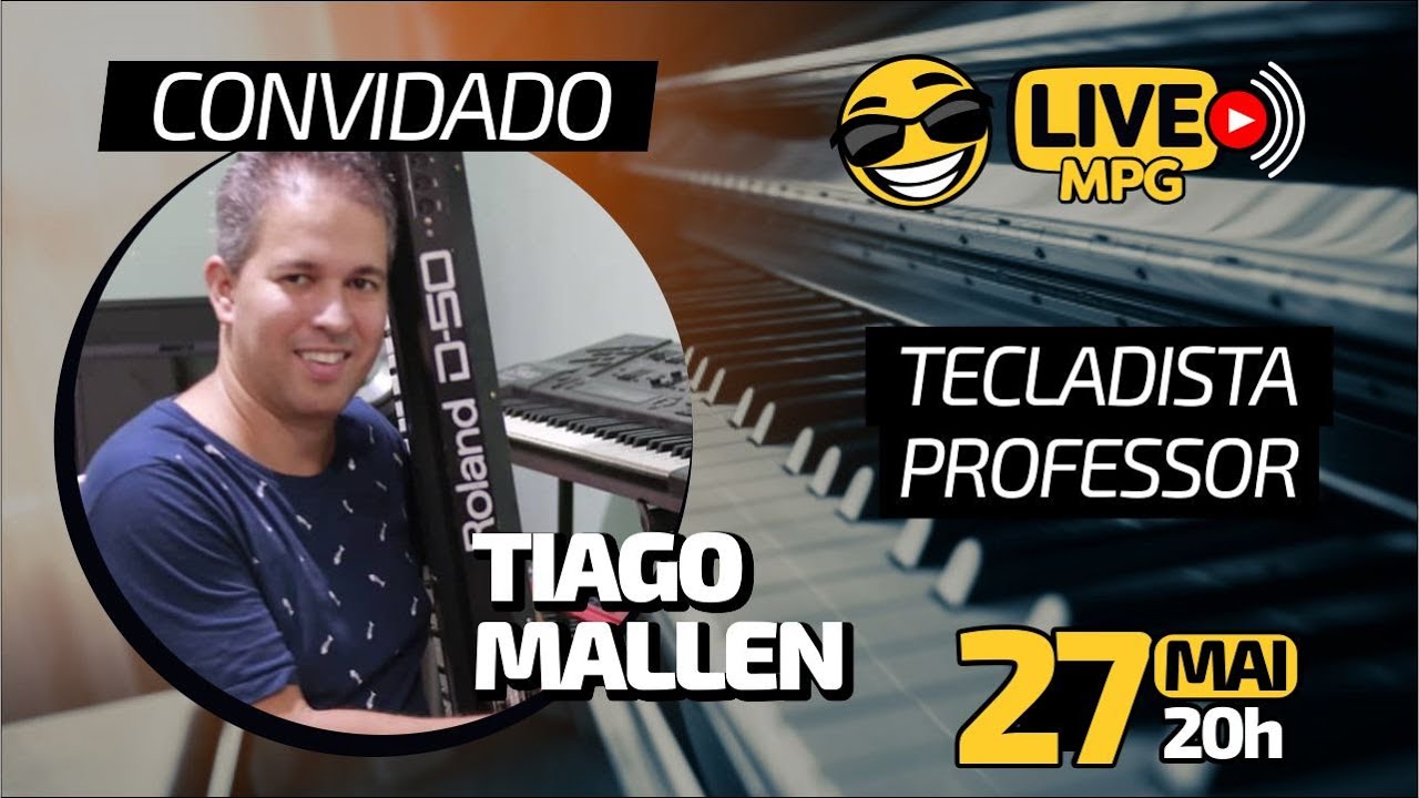 01. Tiago Mallen | Tecladista, Produtor e Professor 🔴 LIVE