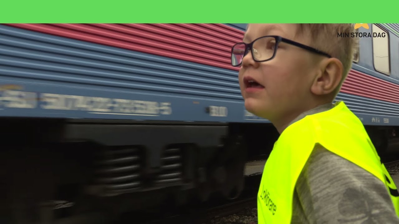 Harry åkte tåg till Kolmården på sin stora dag – TEXTAD