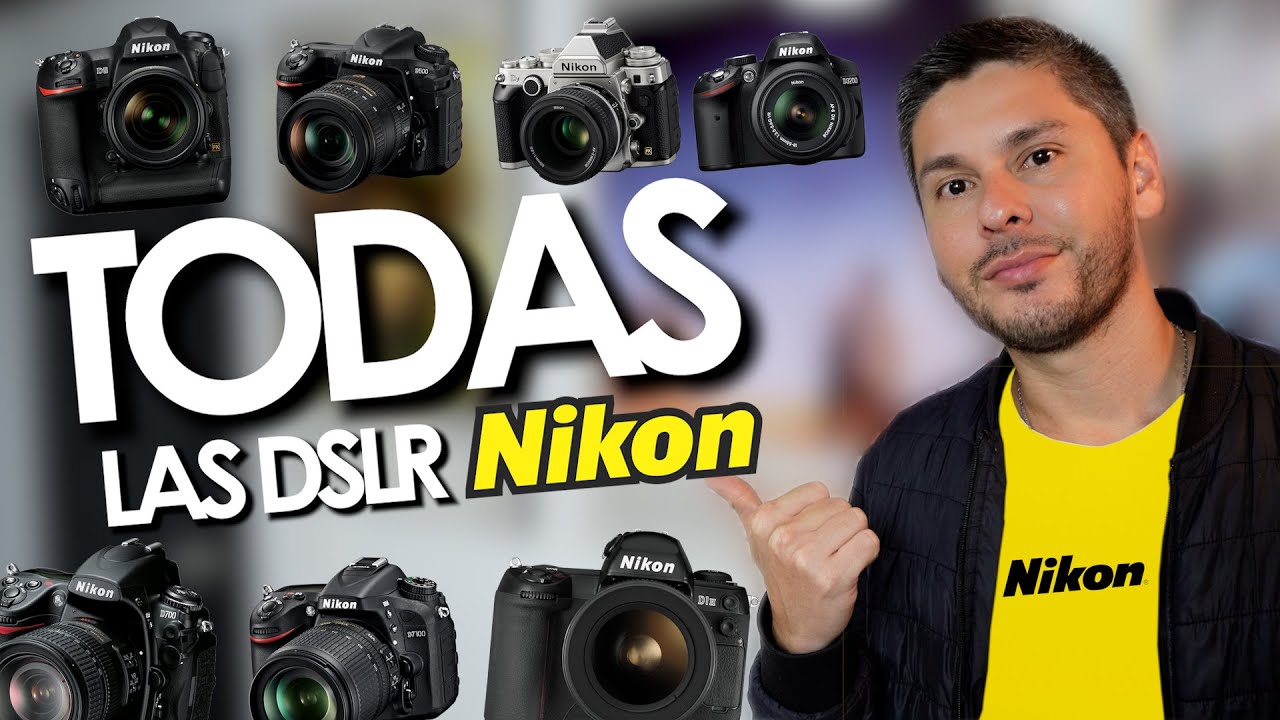 Conoce TODAS las 53 CAMARAS DE ESPEJO que NIKON presentó en su HISTORIA 📷​📸​
