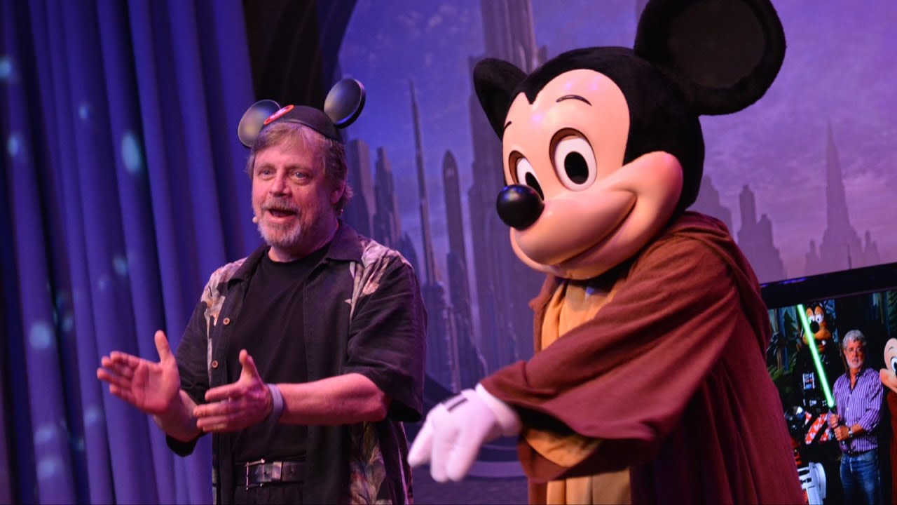 Mark Hamill Receives Honorary Ears From Jedi Mickey at Star Wars Weekends w/James Arnold Taylor