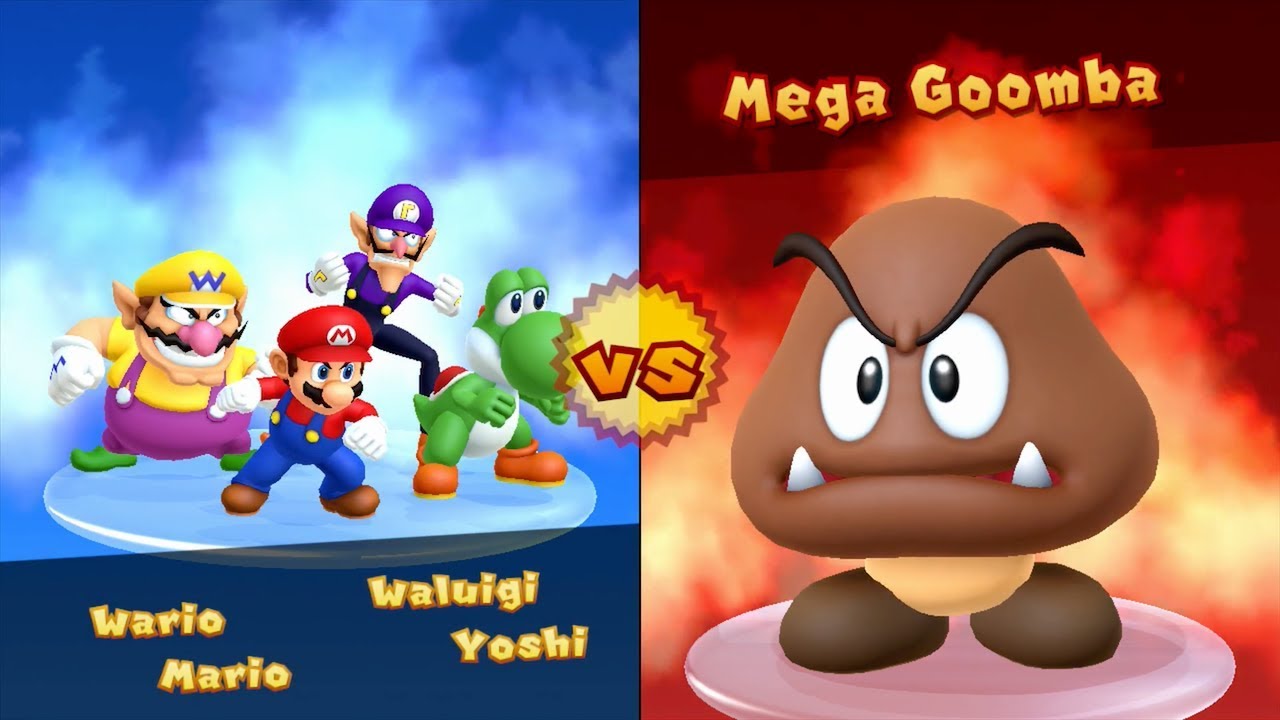 Mario Party 10 Party Mode Whimsical Waters - Mario vs Yoshi vs Wario vs Waluigi