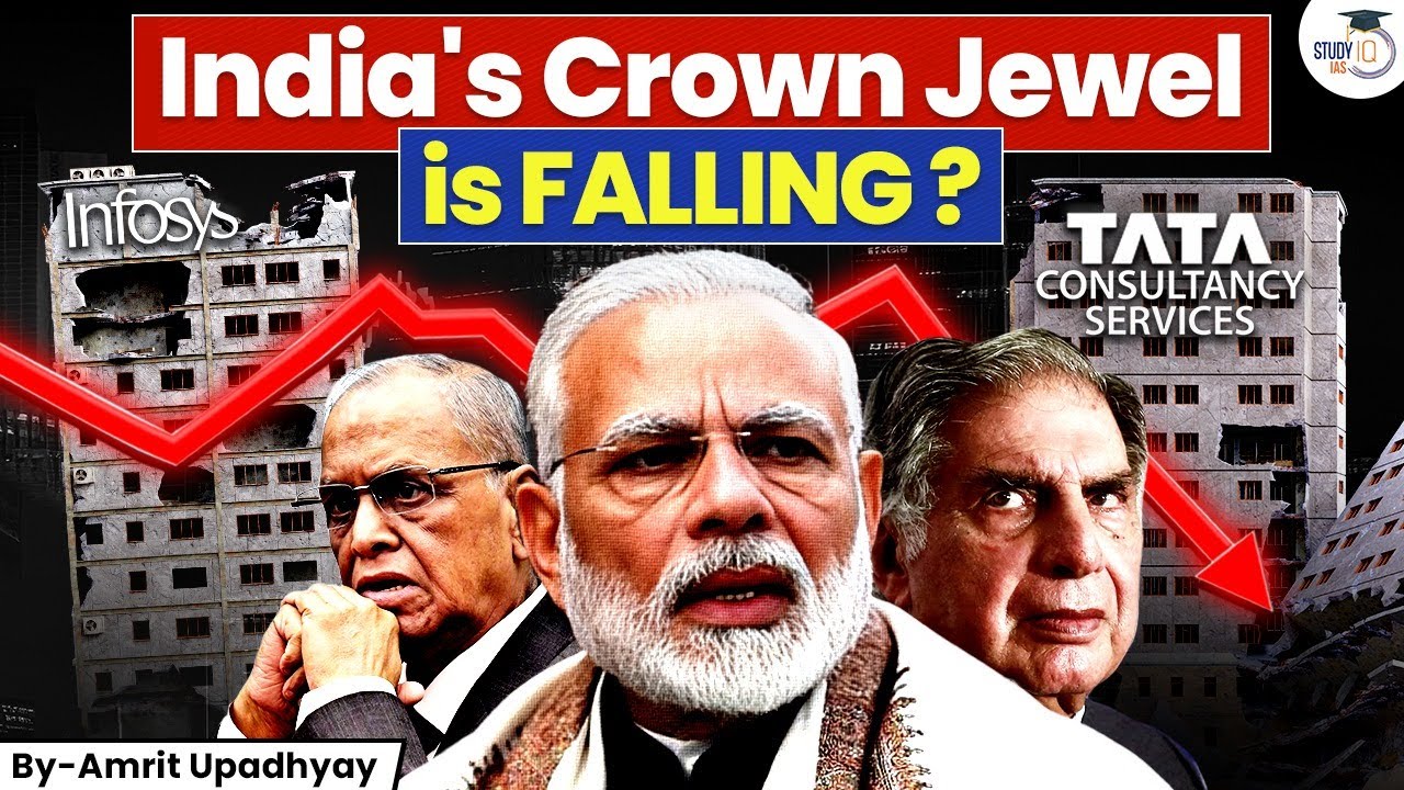 Why is India's IT Sector  Falling? | TCS | Wipro | Infosys | Critical Analysis | UPSC | StudyIQ IAS