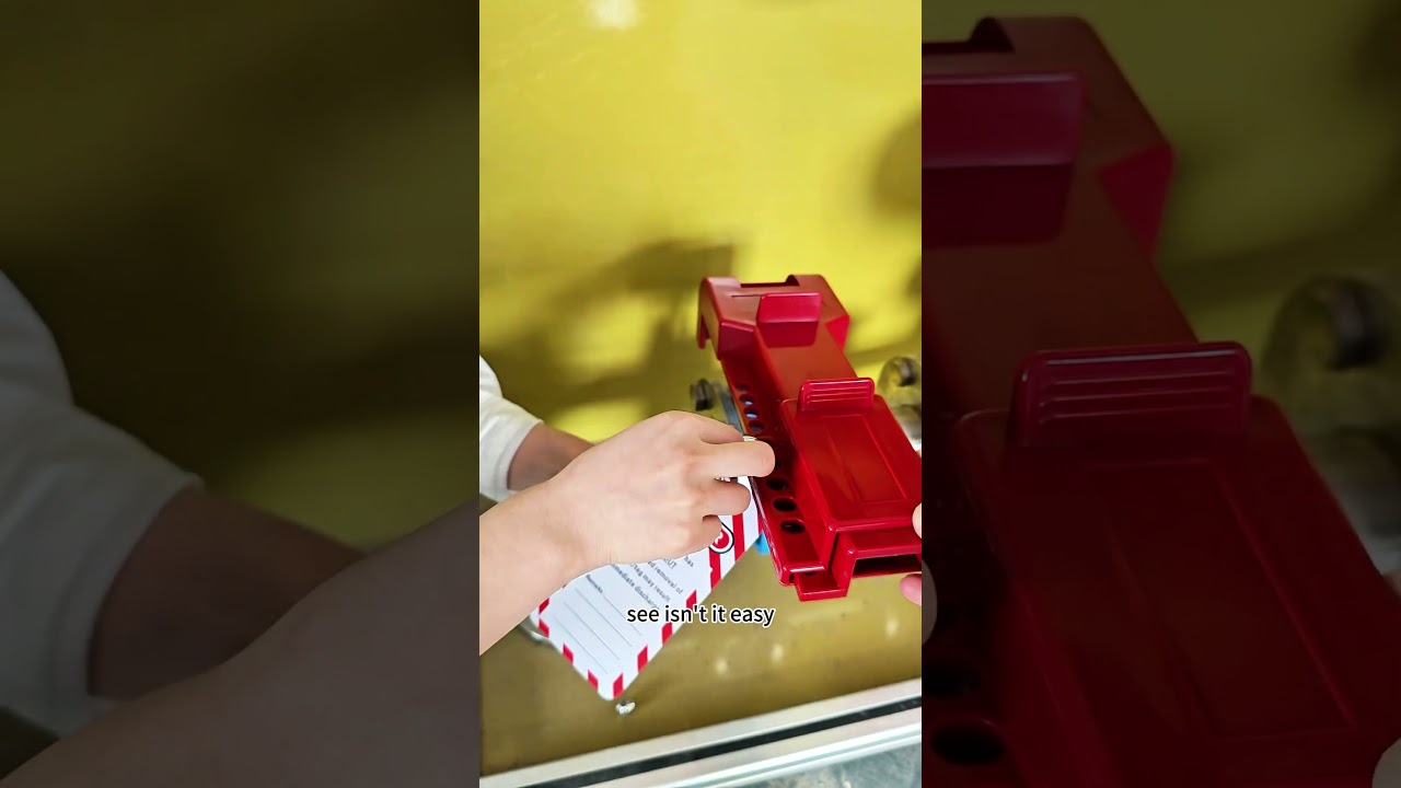 Quickly Understand the Operation of the Butterfly Valve Lock #lockouttagout #loto #lockout
