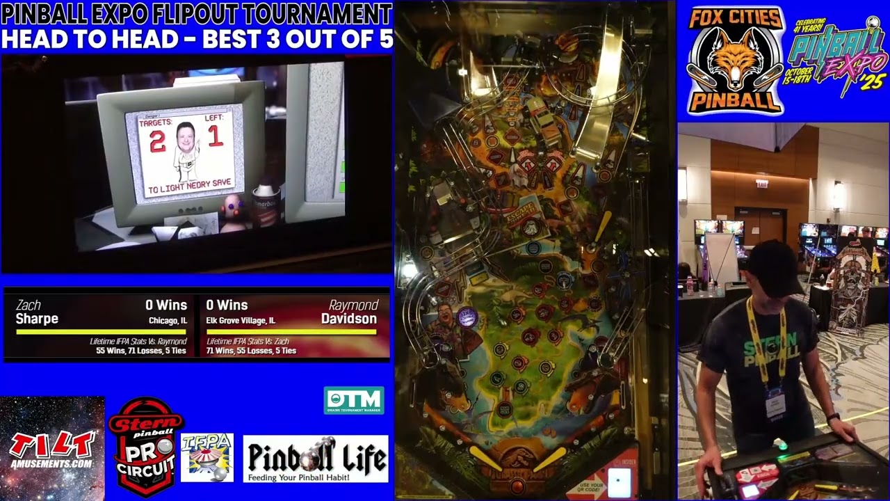 EXPO 2025 FLIPOUT PINBALL TOURNAMENT FINALS - FINAL FOUR