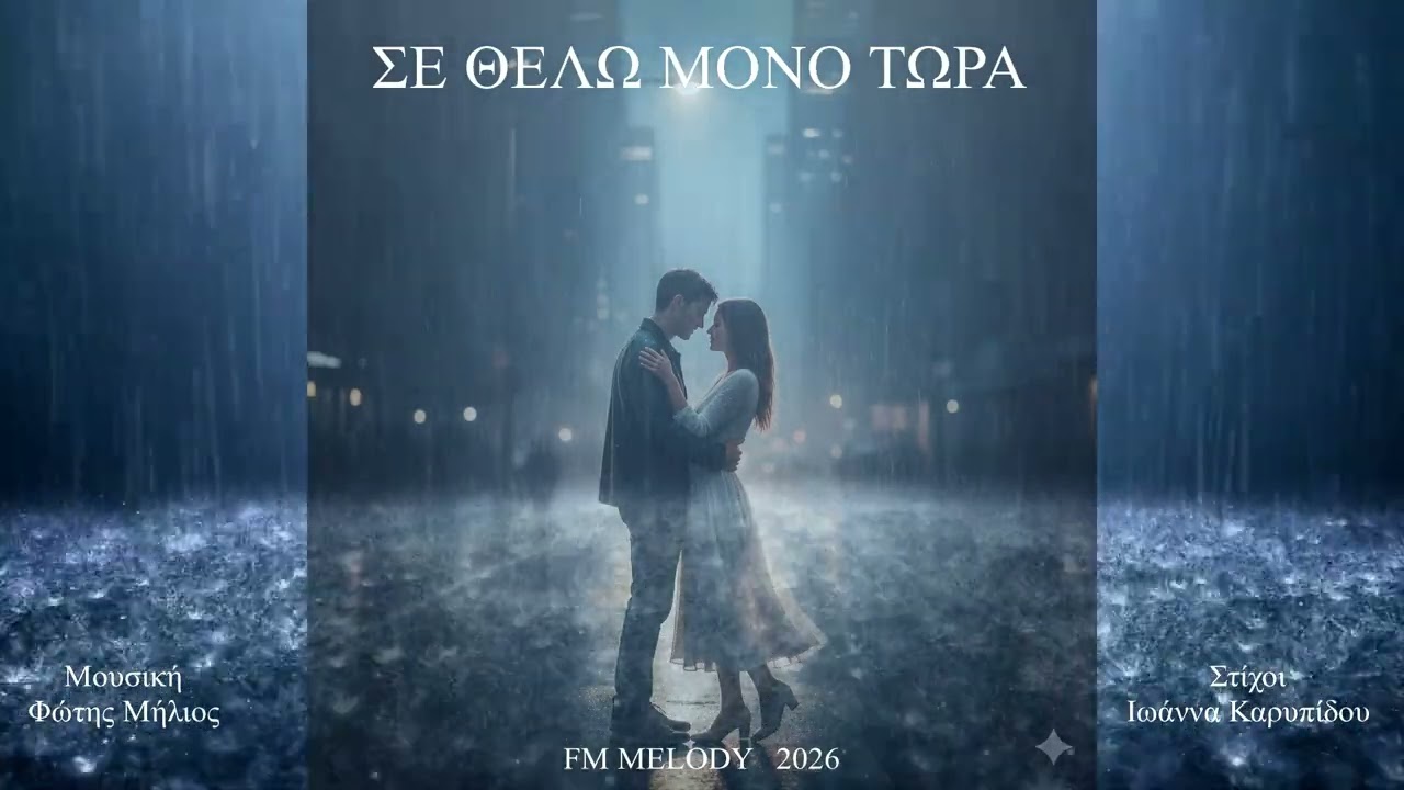 ΣΕ ΘΕΛΩ ΜΟΝΟ ΤΩΡΑ (FM MELODY)  (Μουσική: Φώτης Μήλιος - Στίχοι: Ιωάννα Καρυπίδου) 1/2026