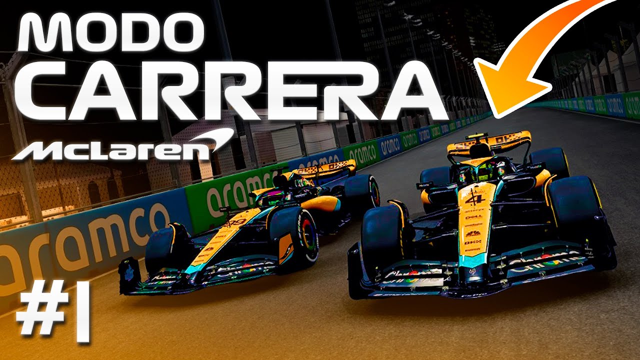 Llevamos a Mclaren a lo más alto! // MODO CARRERA #1 JEDDAH
