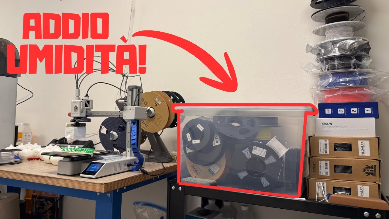 CREARE BOX ERMETICO PER I FILAMENTI! ADDIO UMIDITÀ! ⚙️