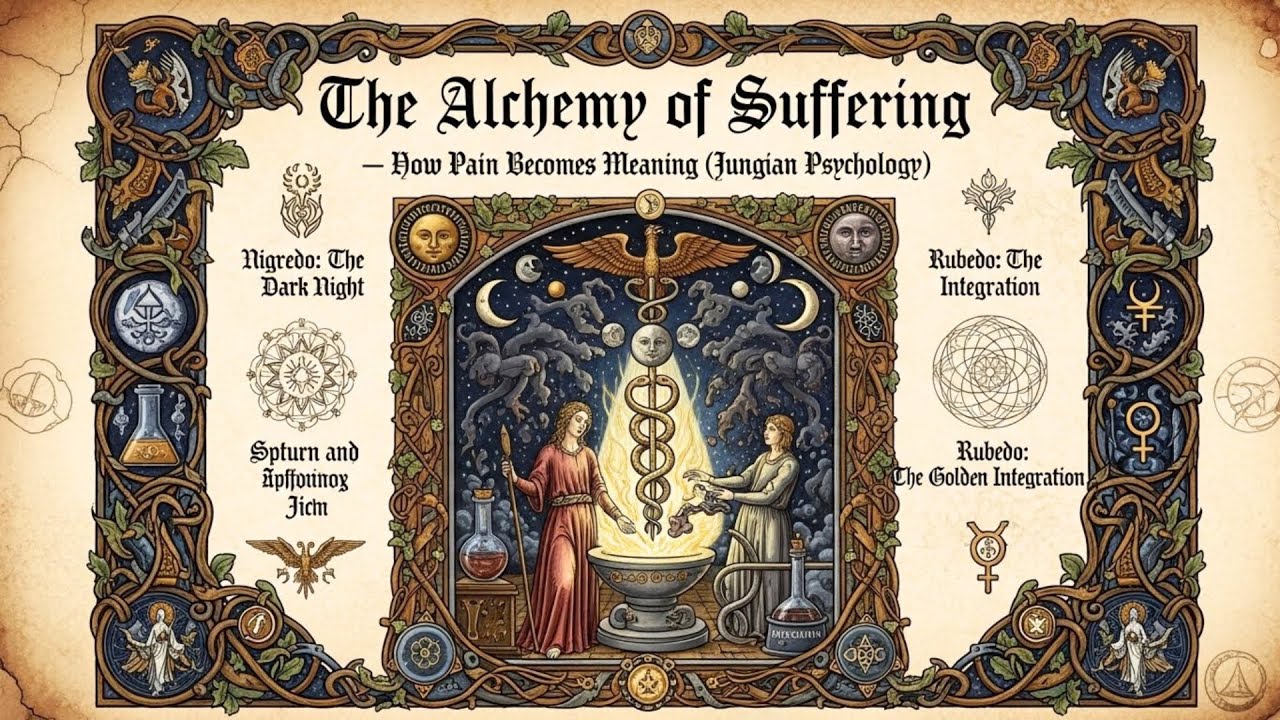 The Alchemy of Suffering — How Pain Becomes Meaning (Jungian Psychology)