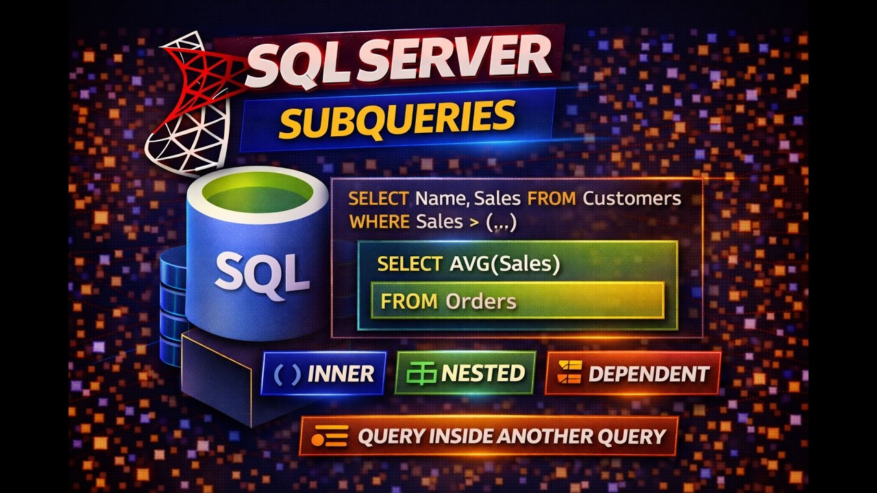 Day 25: Microsoft SQL Server Complete Course| Subquery #sqlserver #interview #dataanlysis