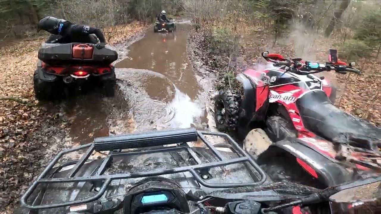 Cf Moto 520 w terenie / topienie / Cf 520 & 1000 / Grizzly 700 / Can Am 800 Renegade & Outlander