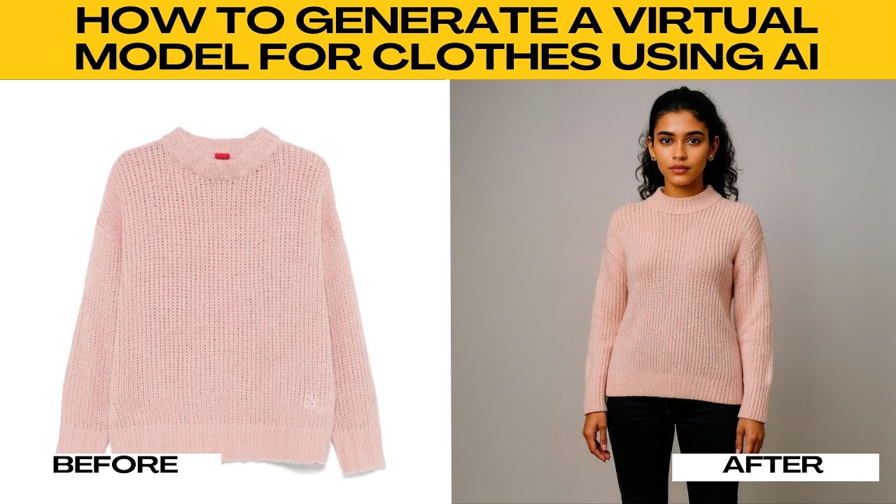 How to Generate a Virtual Model for Clothes Using AI