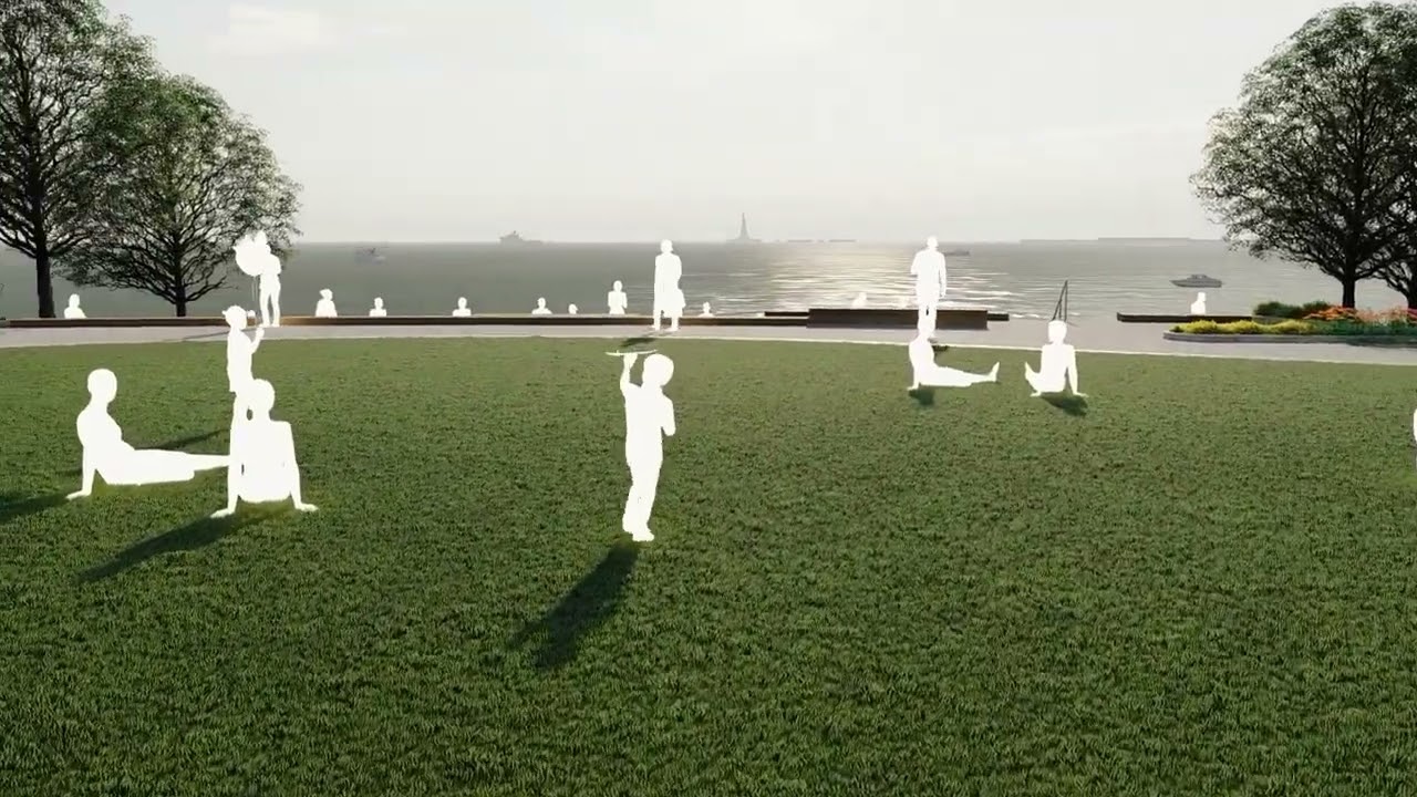 South Battery Park City Resiliency Project: Wagner Park &ndash; The Allee Approach